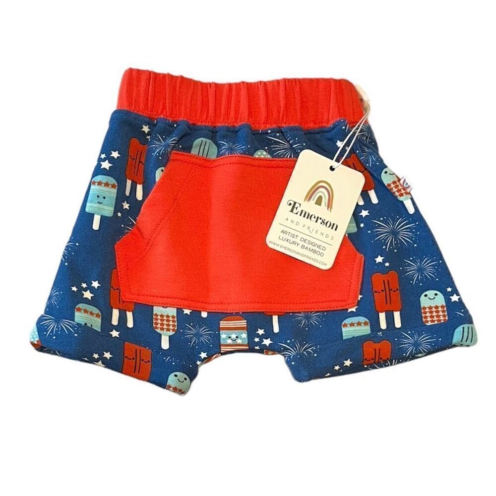 Emerson & Friends Popsicle Shorts Red White Blue